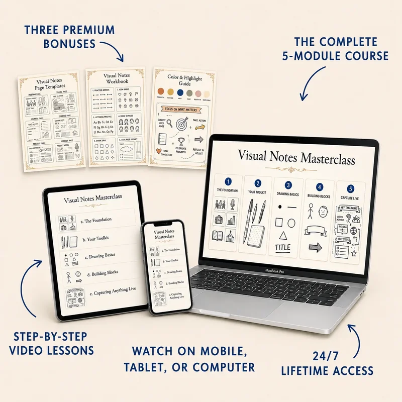 Everything included in the course